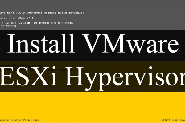 Step by step ESXI install on Cisco Blade server UCS B200 M4