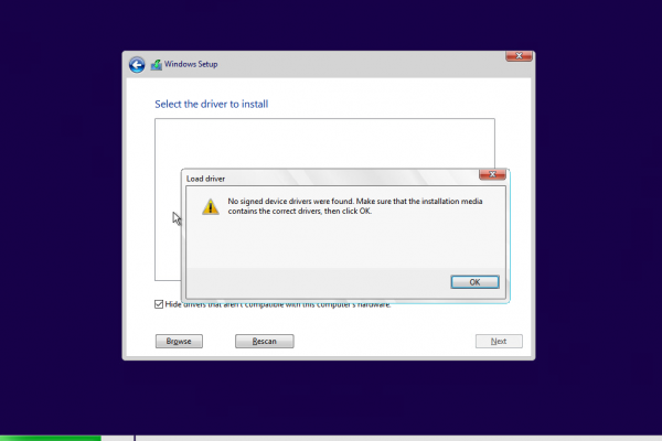 How to load VMware PVSCSI controller driver while installing Windows 10 or newer.